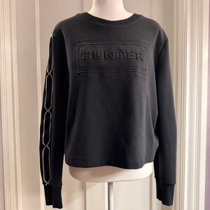 Hunter for Target Limited-Edition 2018 Women's Black Crop Outerwear Sweatshirt L